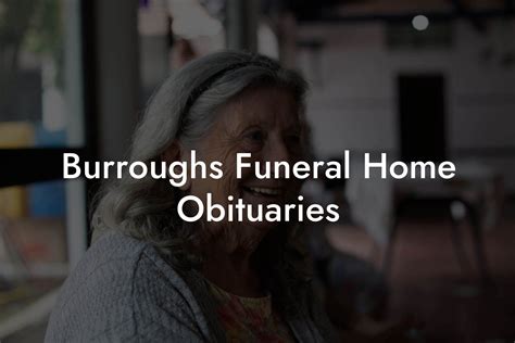 burroughs funeral home obituaries